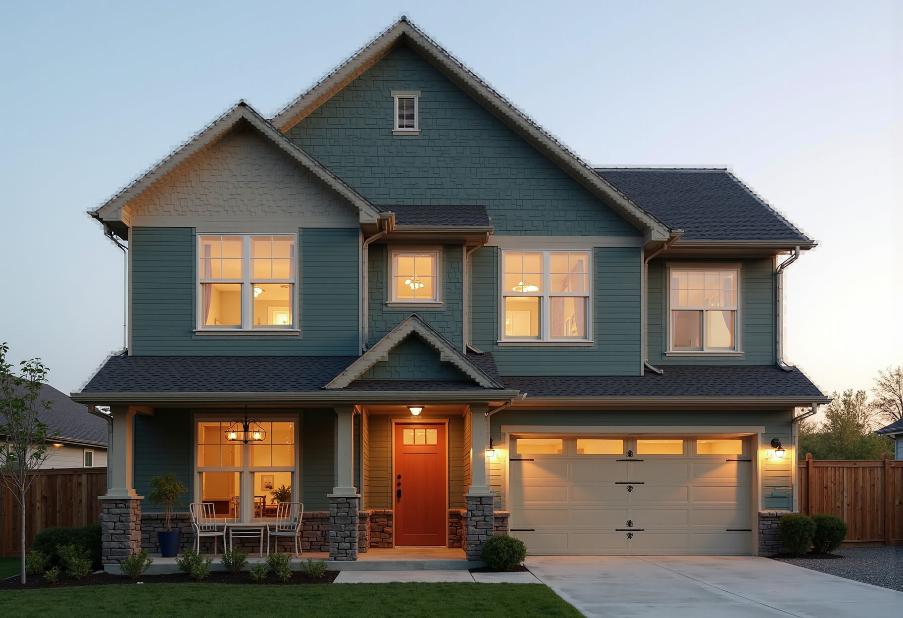 Full elevation, late light